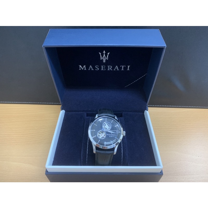 《免運》瑪莎拉蒂手錶 MASERATI WATCH 機械錶 雙眼機械錶  R8821125001 情人節禮物