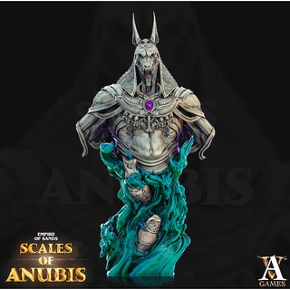 Tazo工坊[AVG]Anubis - Bust阿努比斯胸像(150mm base)3D列印模型SOA