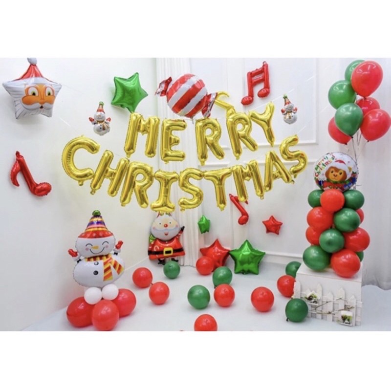 現貨2天到 聖誕節 佈置氣球 聖誕氣球 聖誕節聖誕禮物氣球氣氛歡樂快樂交換禮物佈置氣球聖誕聖誕樹雪人聖誕裝飾聖 蝦皮購物