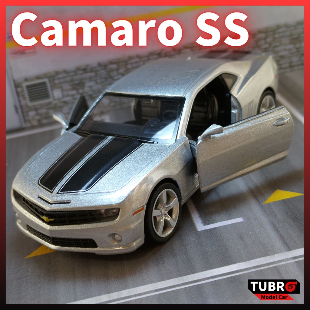 【TURBO模型車】1/36 雪佛蘭 大黃蜂 Chevrolet Camaro SS 雙門可開