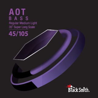 BlackSmith 貝斯弦 ANW45105 奈米碳纖維 AOT 薄包膜 35吋 4弦 韓國品牌【他,在旅行】