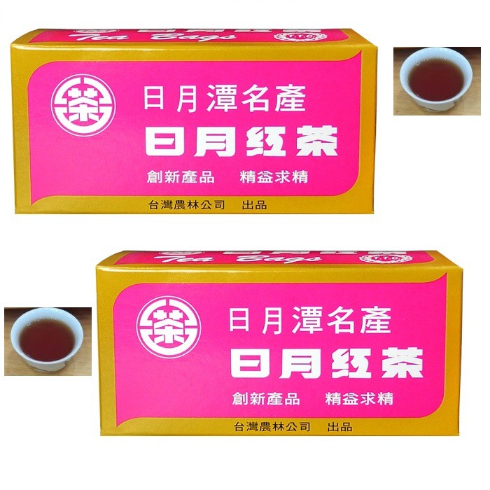 #附發票 蝦皮代開 【台灣農林】 日月紅茶包2.4gx25包/盒