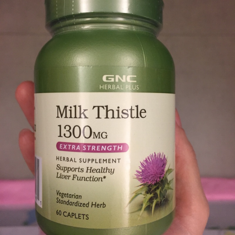 現貨 GNC Milk Thistle 奶薊最高含量1300mg 60顆