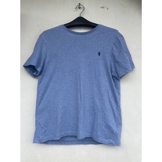 Polo Ralph Lauren 水藍色素T薄短袖T恤 上衣 L號
