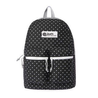 THE EARTH - DOT 2 POCKET BACKPACK CORDURA 圓點防水後背包(黑)