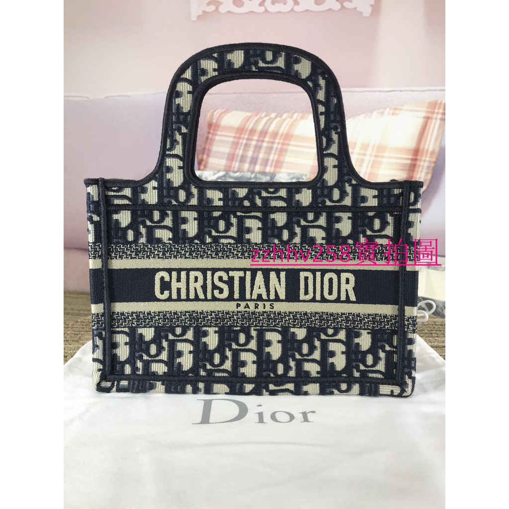 迷你book Tote Dior 手袋托特包dior小號購物袋編織購物袋 蝦皮購物