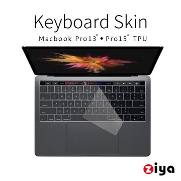 [ZIYA] Macbook Pro13"/15" Touch Bar 鍵盤保護膜 超透明TPU材質 (一入)
