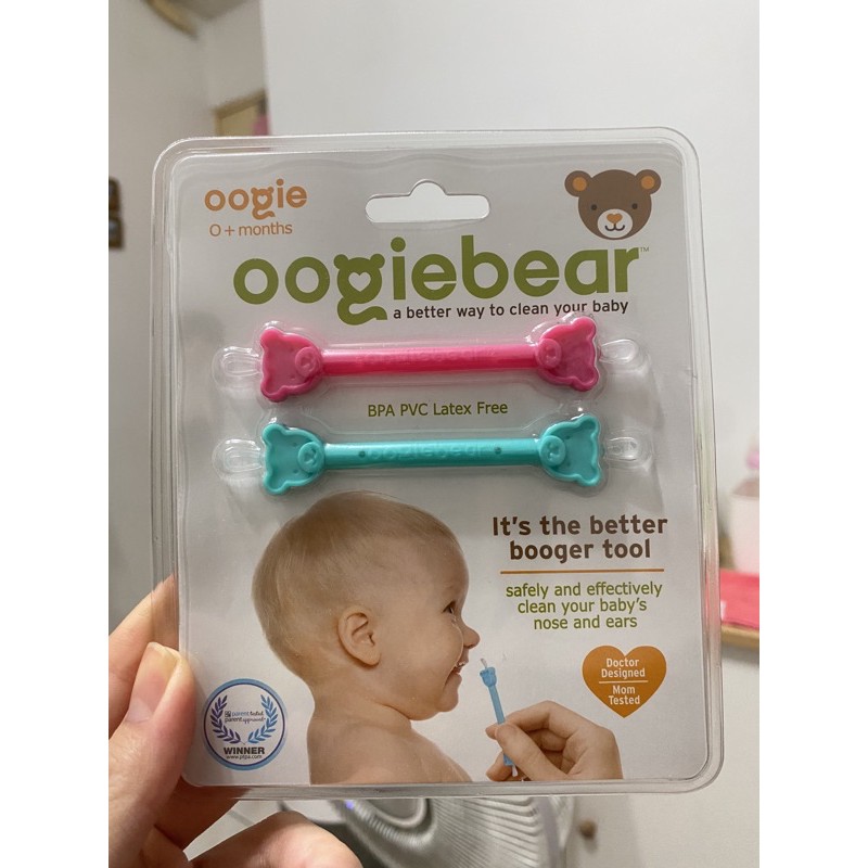美國Oogiebear QQ熊 挖耳棒/兩用耳鼻清潔棒