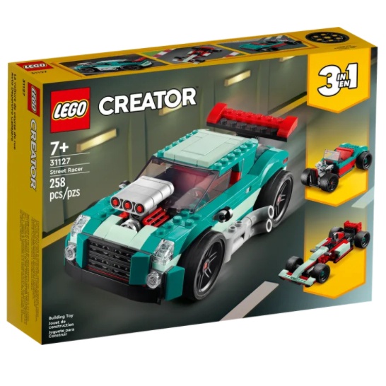 【龜仙人樂高】LEGO 31127 Creator 創意系列 三合一 街頭賽車