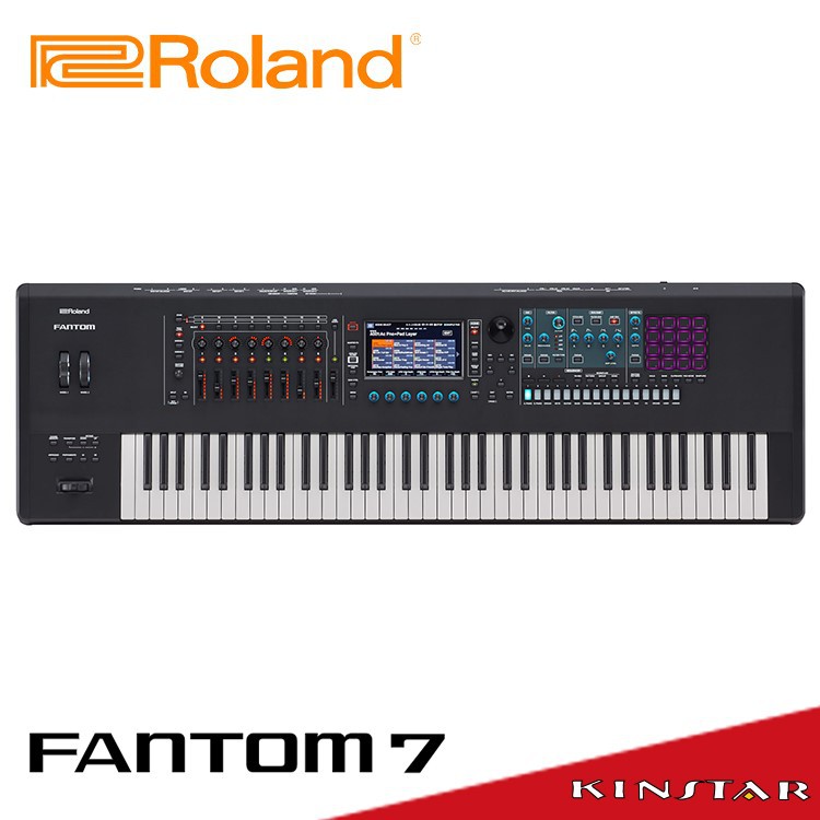 Roland FANTOM 7 合成器鍵盤 76鍵 旗艦級工作站【金聲樂器】