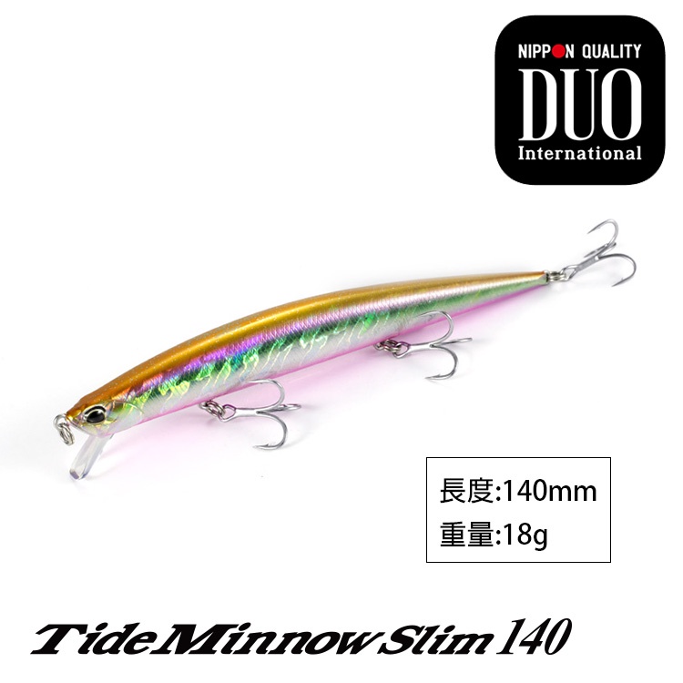 DUO TIDE MINNOW SLIM 140 [漁拓釣具] [路亞硬餌]