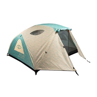 【POLER】TWO MAN TENT 雙人帳篷 / 奶油黃x藍 / 限量商品 STEVIE GEE 聯名款