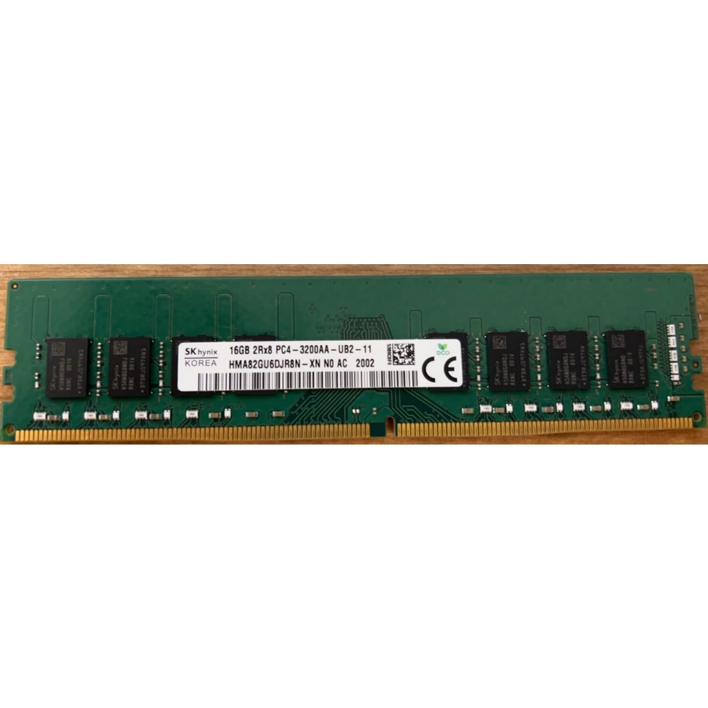 SK hynix 原廠 HMA82GU6DJR8N-XN DDR4 3200 16G 非 Samsung Micron