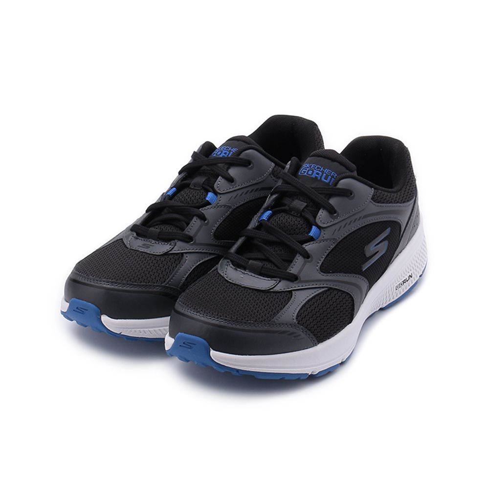 SKECHERS 慢跑系列 GO RUN CONSISTENT 綁帶運動鞋 黑藍 220371BKBL 男鞋