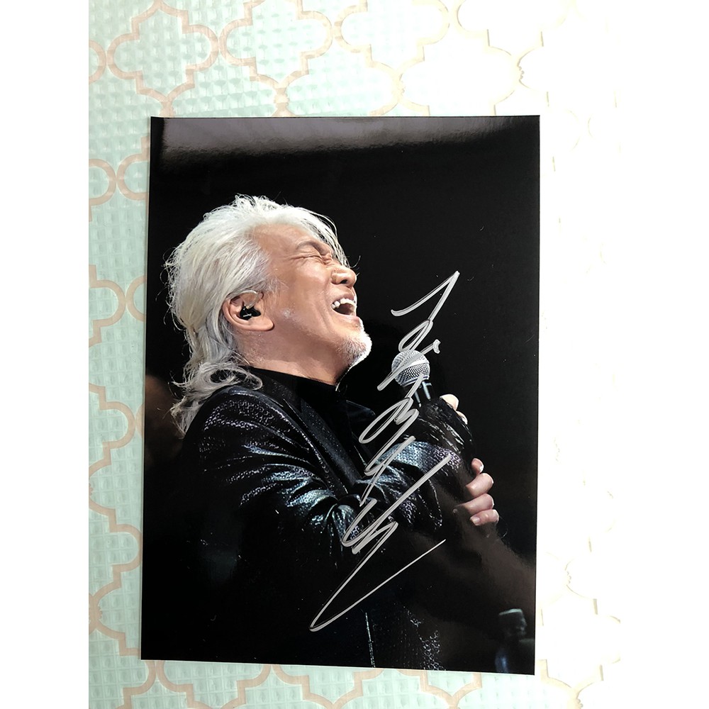 C たまきこうじ玉置浩二koji Tamaki親筆簽名7寸照片 蝦皮購物
