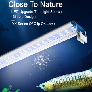 【現貨速發】超薄水族燈藍白光白光三色變水草造景燈魚缸支架燈LED燈