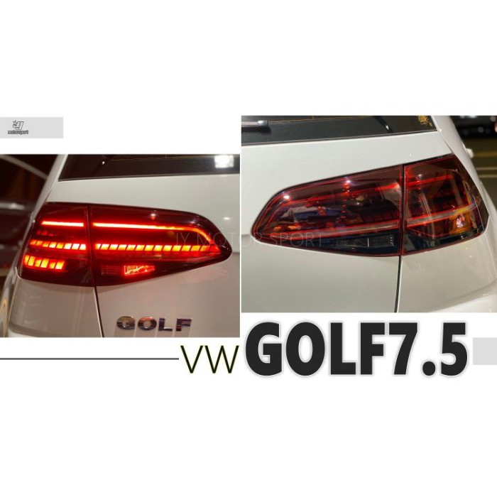 JY MOTOR 車身套件~福斯 VW GOLF 7代 7.5代 GTI樣式 光柱 流光方向燈 LED尾燈