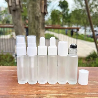 5ml/10ml白色磨砂霧面精油滾珠瓶滴管瓶噴霧瓶適用多特瑞精油YOUNGLIVING精油瓶