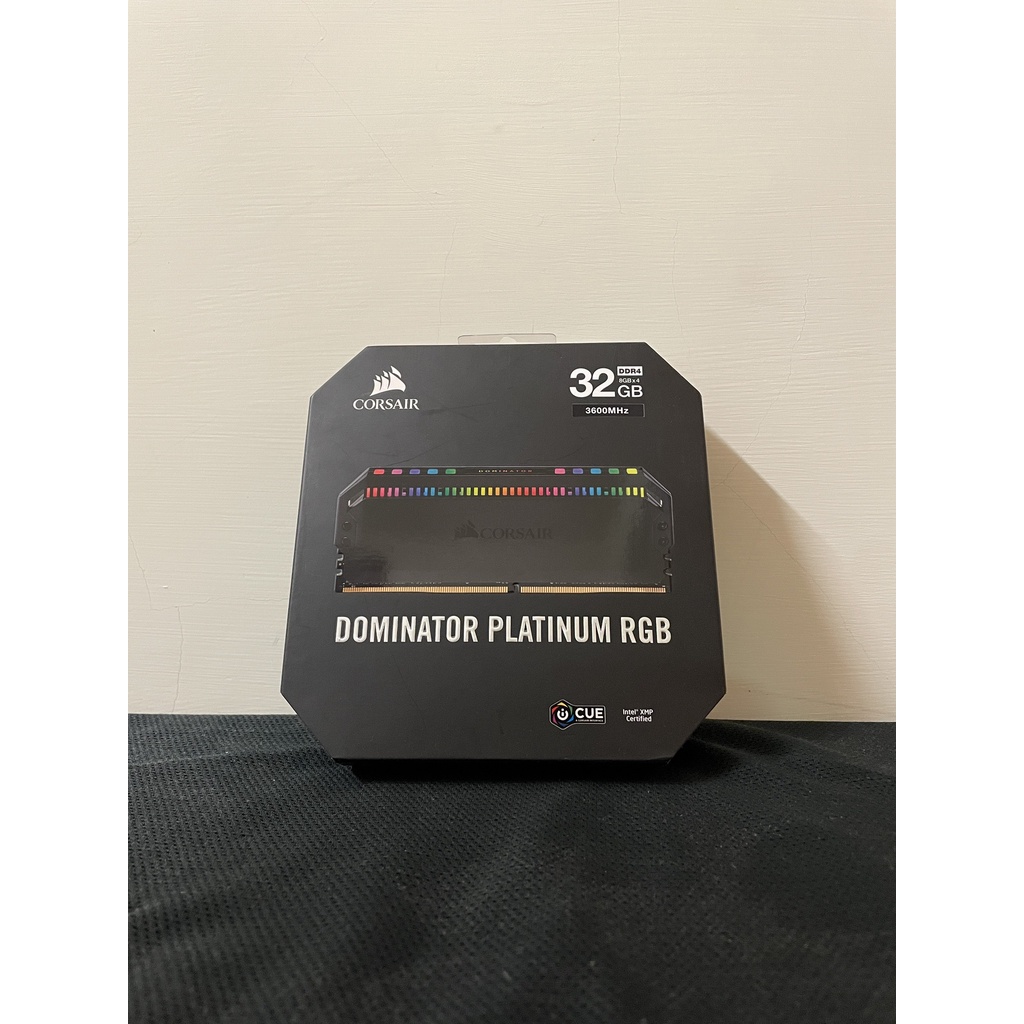 【Corsair海盜船】Dominator Platinum RGB DDR4-3600 32GB (4 x 8GB)黑