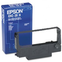 ERC-38 菜單機色帶 EPSON 原廠色帶 ERC-38B 黑色色帶 出菜機色帶ERC38B 10卷(含運未稅)