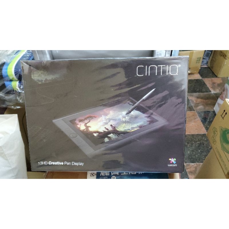WACOM CINTIQ 13HD專業液晶感壓繪圖板 全台最便宜全新未拆封 畫畫美術專家藝術畫圖學習軟體觸控手寫設計
