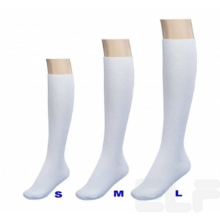 ELF 白色半統襪/學生襪