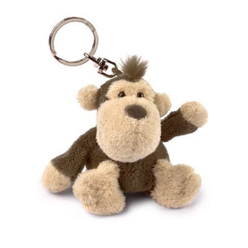 🙂木子二三肆🙂NICI 禮讚24886  猴子鑰匙圈 吊飾 娃娃 交換禮物
