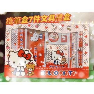 🌈QQ雜鋪～正版-Hello kitty鐵筆盒文具組/Poli文具組