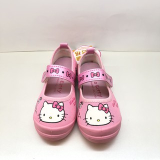 Sanrio 三麗鷗 Hello Kitty 女童 涼鞋 童鞋 娃娃鞋 休閒鞋 蝴蝶結 魔鬼氈 室內鞋 正版授權 台灣製