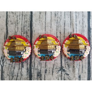 現貨 旅遊紀念品 環遊世界♡立體旅遊磁鐵♡ 日本京都櫻花金閣寺