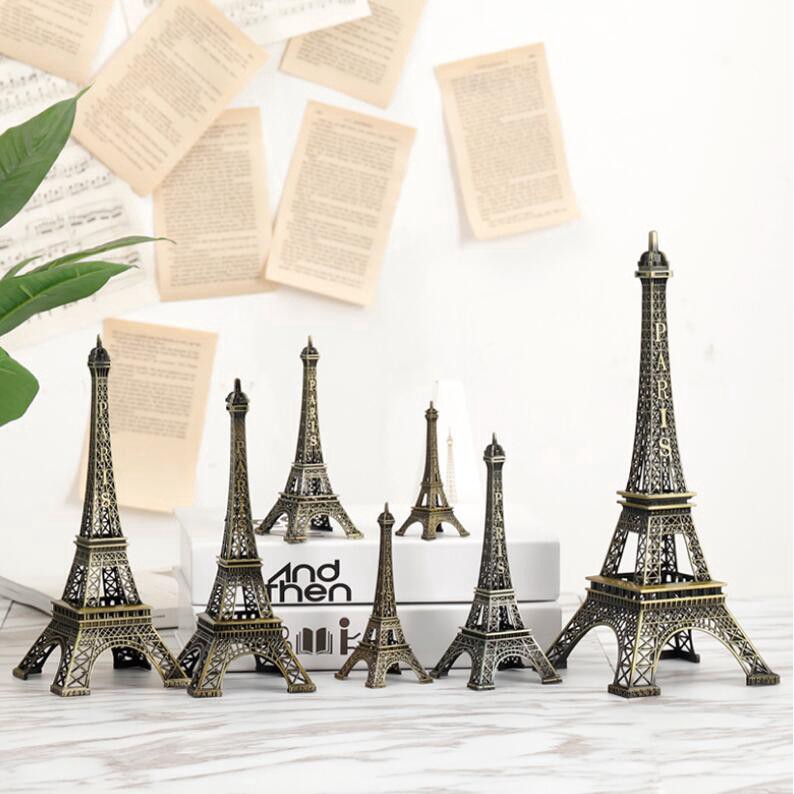 小型埃菲爾鐵塔巴黎紀念品生日禮物金屬摆件