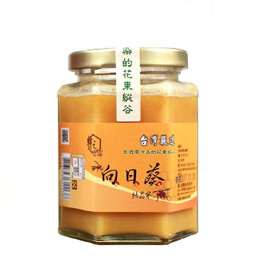 【蜂之饗宴】向日葵蜂蜜(結晶蜜)320公克/瓶-台灣農漁會精選