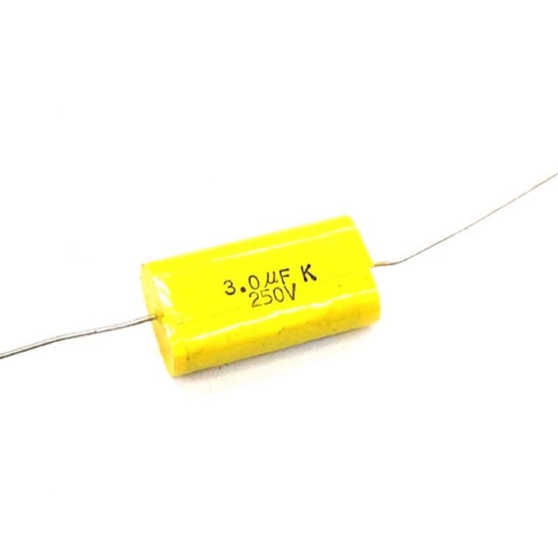 3uF 250V 無極性電容 臥式電容 黃色電容 油質電容