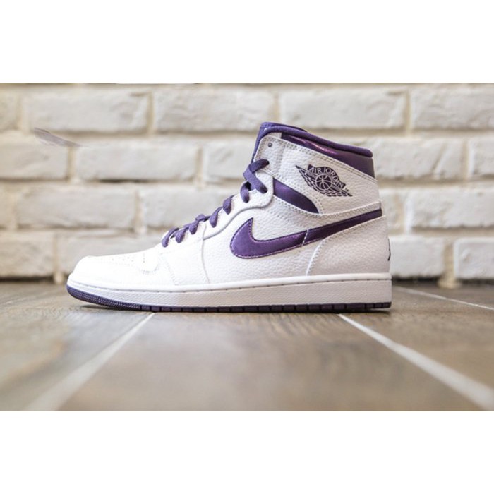 【紐約范特西】現貨 NIKE AIR JORDAN 1 METALLIC DAD-332550-151 白葡萄 男鞋