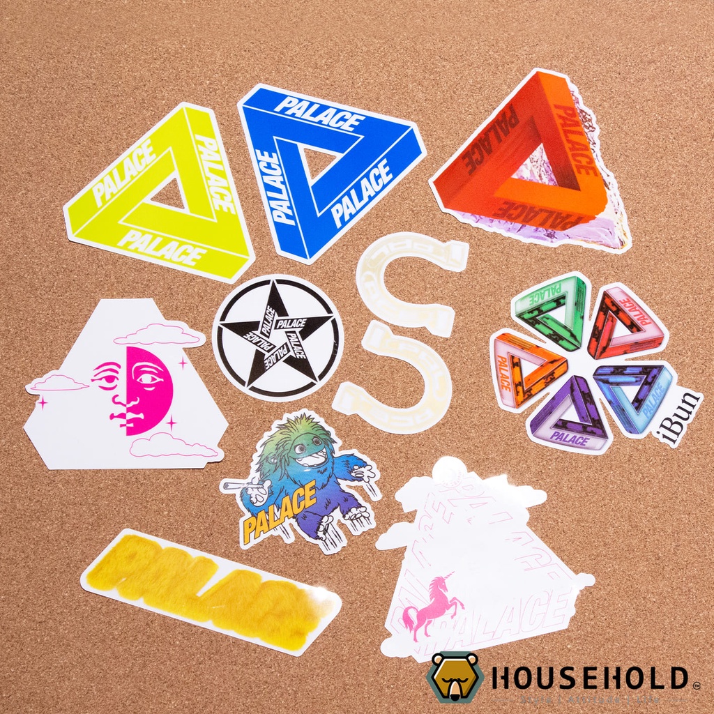 【HOUSEHOLD】Palace Autumn Sticker Pack (FW21) 貼紙