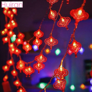 紅燈籠中國結LED燈串 電池 婚禮裝飾 農曆新年裝飾佈置