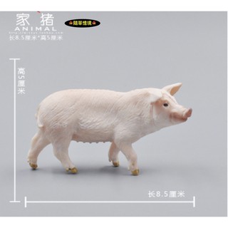 SPG 正版 家豬 母豬 豬公 模擬動物模型 套裝 野生動物 兒童玩具 益智禮物 公仔 隨草憶境