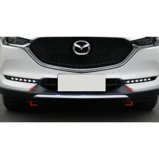 ~歐力斯~馬自達 MAZDA 17-21年 2代 CX-5 CX5 前保桿下飾條 前保桿下護板 前保桿飾條 不鏽鋼材質