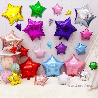 🎈【 星星氣球 5吋 10吋 18吋 】艾妮EasyParty B053 生日派對 會場 婚宴 裝飾 背景 周歲 佈置