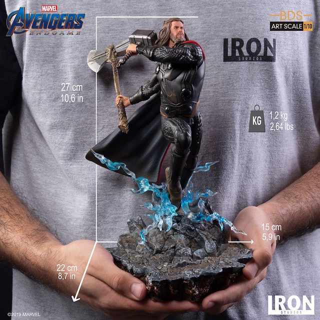 Iron Studios 【 復仇者聯盟 】1/10比例 雷神索爾 雕像非 Hot Toys MMS474 MMS557