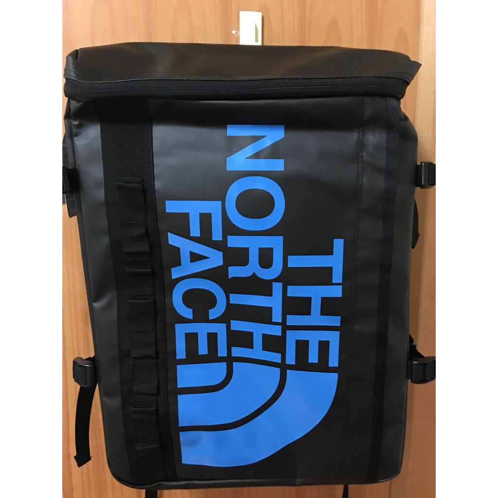 新款The North Face BC FUSH BOX TOTE30公升電腦包/背包/登山包/學生包-黑底藍字特別款