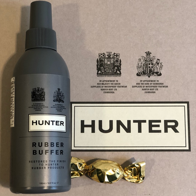 全新英國製 Hunter 保養 保養油 保養液 鞋油 油 NEW HUNTER RUBBER BOOT BUFFER