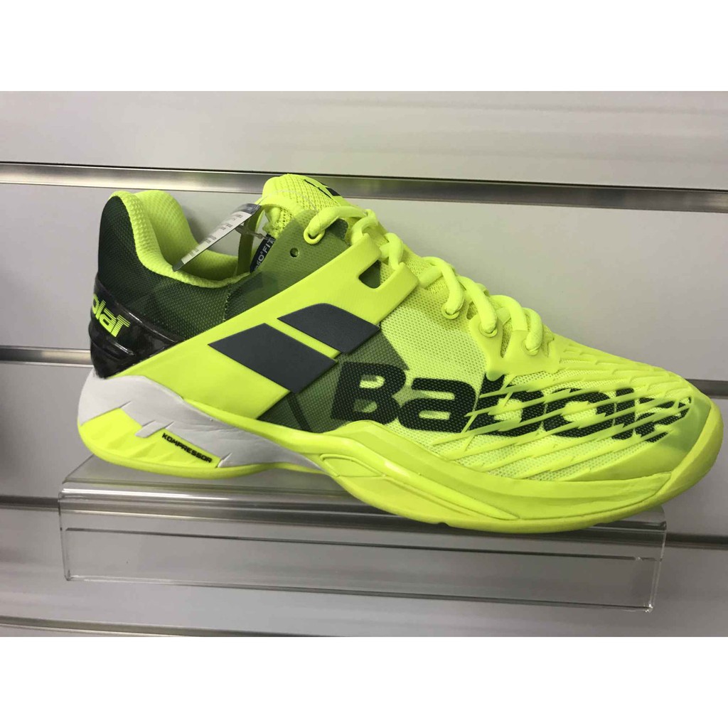 &lt;英喬伊體育&gt;BABOLAT網球鞋(男性)Propulse Fury Fluro Yellow黃色2018年款 紅土專用