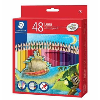 施德樓 Luna油性色鉛48色紙盒裝 X 3盒 D133682