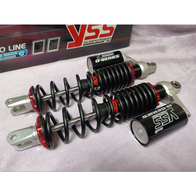 yss Xmax300 G series smooth 黑色 xmax  掛瓶 避震器  350mm 改裝避震器