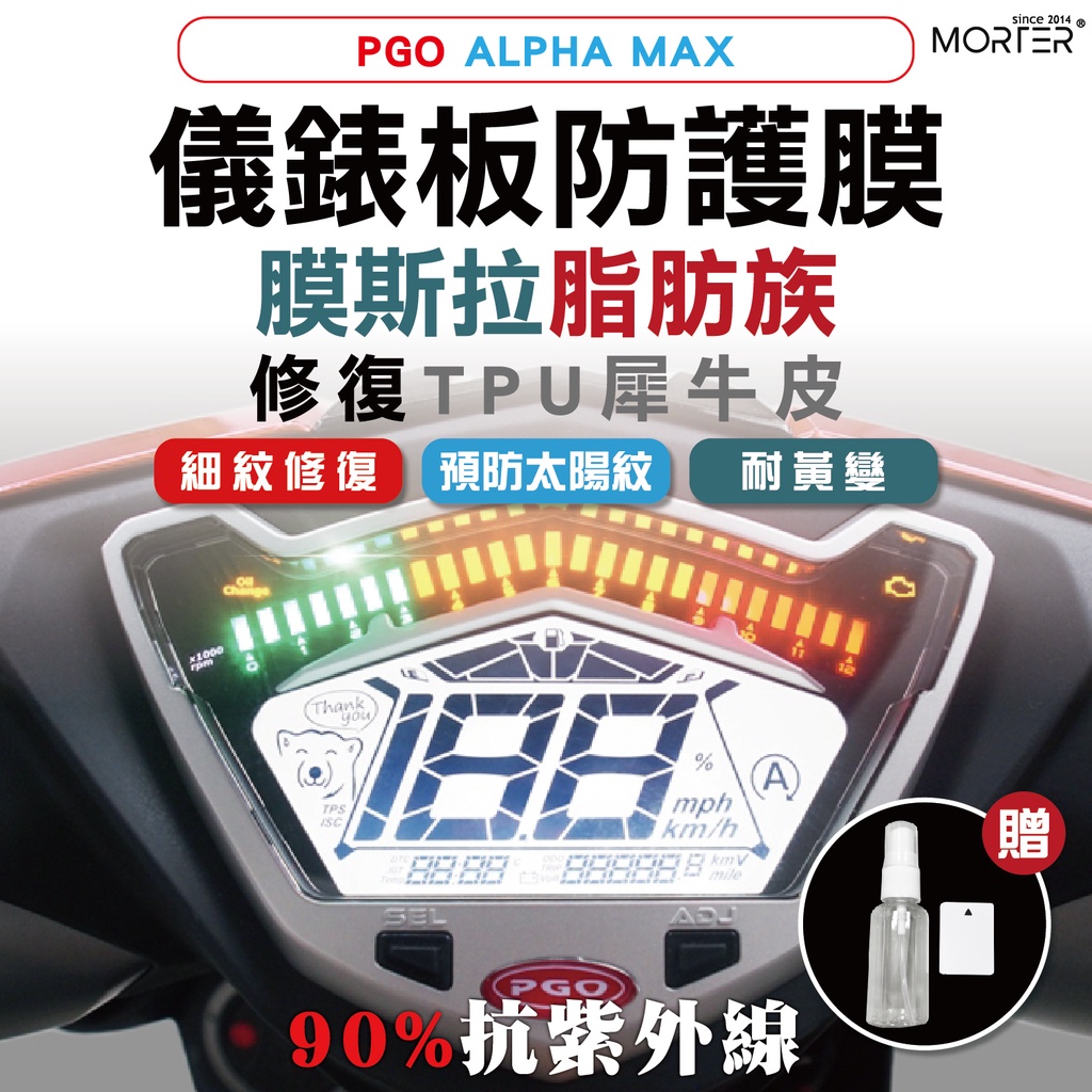 ˋˋ MorTer ˊˊ ALPHA MAX 儀表貼 TPU 修復 犀牛皮 保護貼 螢幕貼 螢幕 儀表 儀錶貼