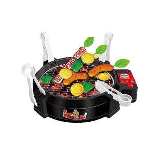 🌟模擬 電動 燒烤爐 BBQ烤爐 烤肉爐 燒烤 烤肉玩具 桌遊🌟趣味玩具 親子遊戲 電動烤爐玩具 BBQ燒烤玩具