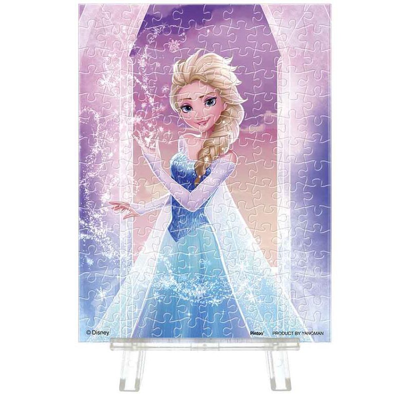 日本正版拼圖 迪士尼  Frozen 2 冰雪奇緣 2 艾莎 150片迷你透明塑膠拼圖 2308-07
