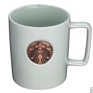 ［CoCo代購］全新現貨 星巴克 光采綠女神銅章馬克杯 16OZ