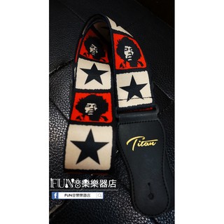 【Fun音樂樂器店】Titan Jimi Hendrix 吉米罕醉克斯造型背帶